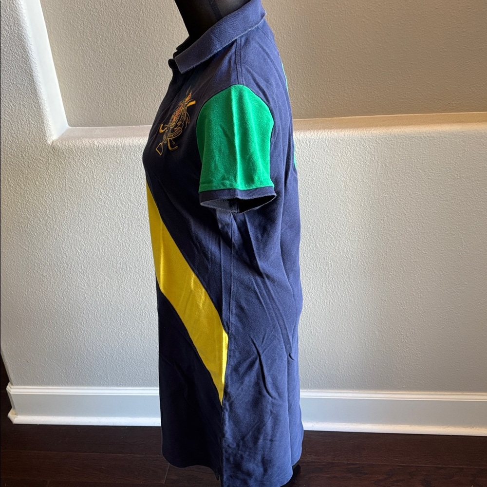 Ralph Lauren sport shirt dress size L
Blue label, short sleeves. Logo crest. - Picture 4 of 5